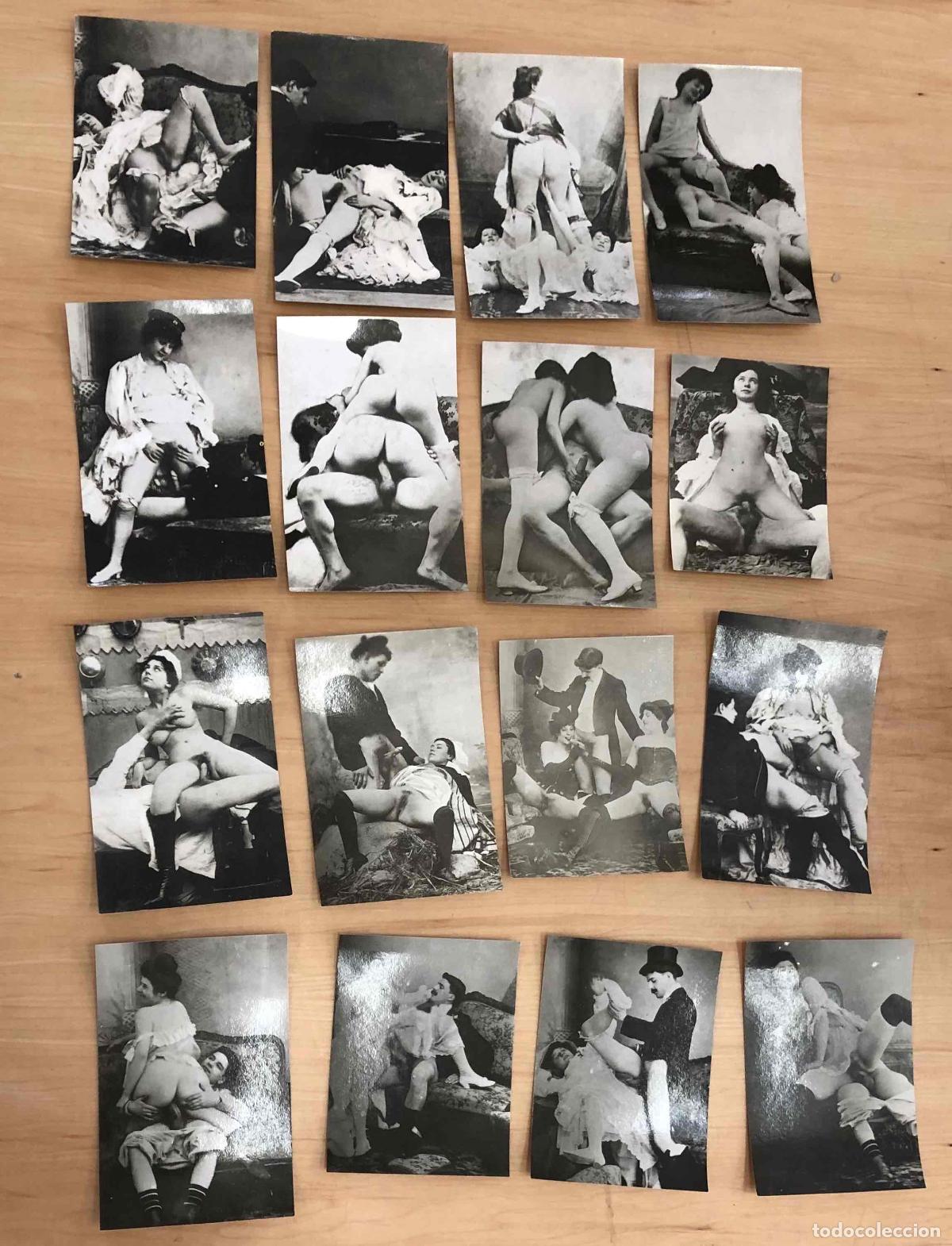 Fotograf&iacute;a antigua: LOTE DE 56 TARJETAS POSTALES EROTICAS PORNO. E. ANTALBE 1988