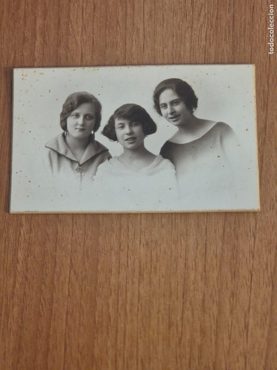 Fotograf&iacute;a antigua: ANTIGUA TARJETA POSTAL MUJERES FOTOGRAFO CASA GRAVIA VALENCIA VER FOTOS.