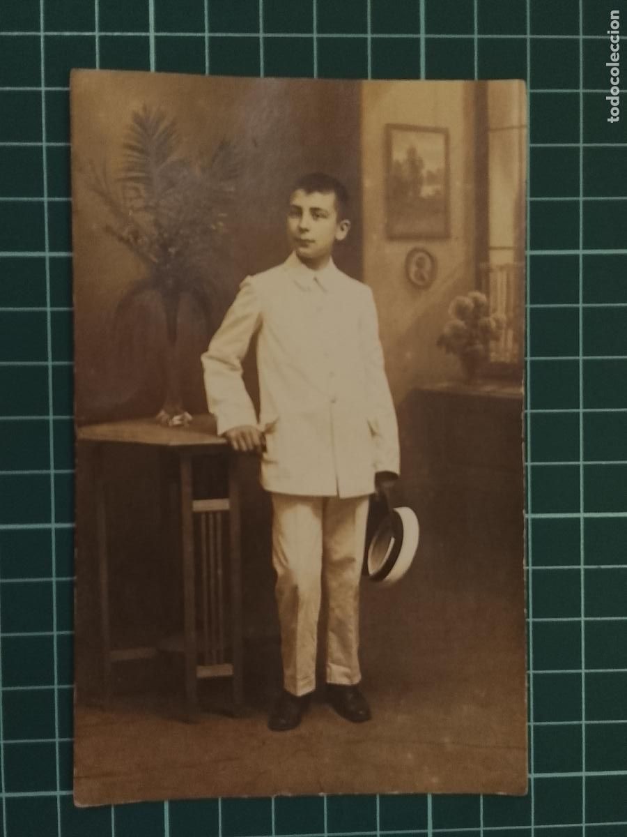 Fotograf&iacute;a antigua: FRANCISCO PEREZ - CARTAGENA A&Ntilde;O 1916 - FOTOGRAFIA ANTIGUA - POSTAL -(116.053)