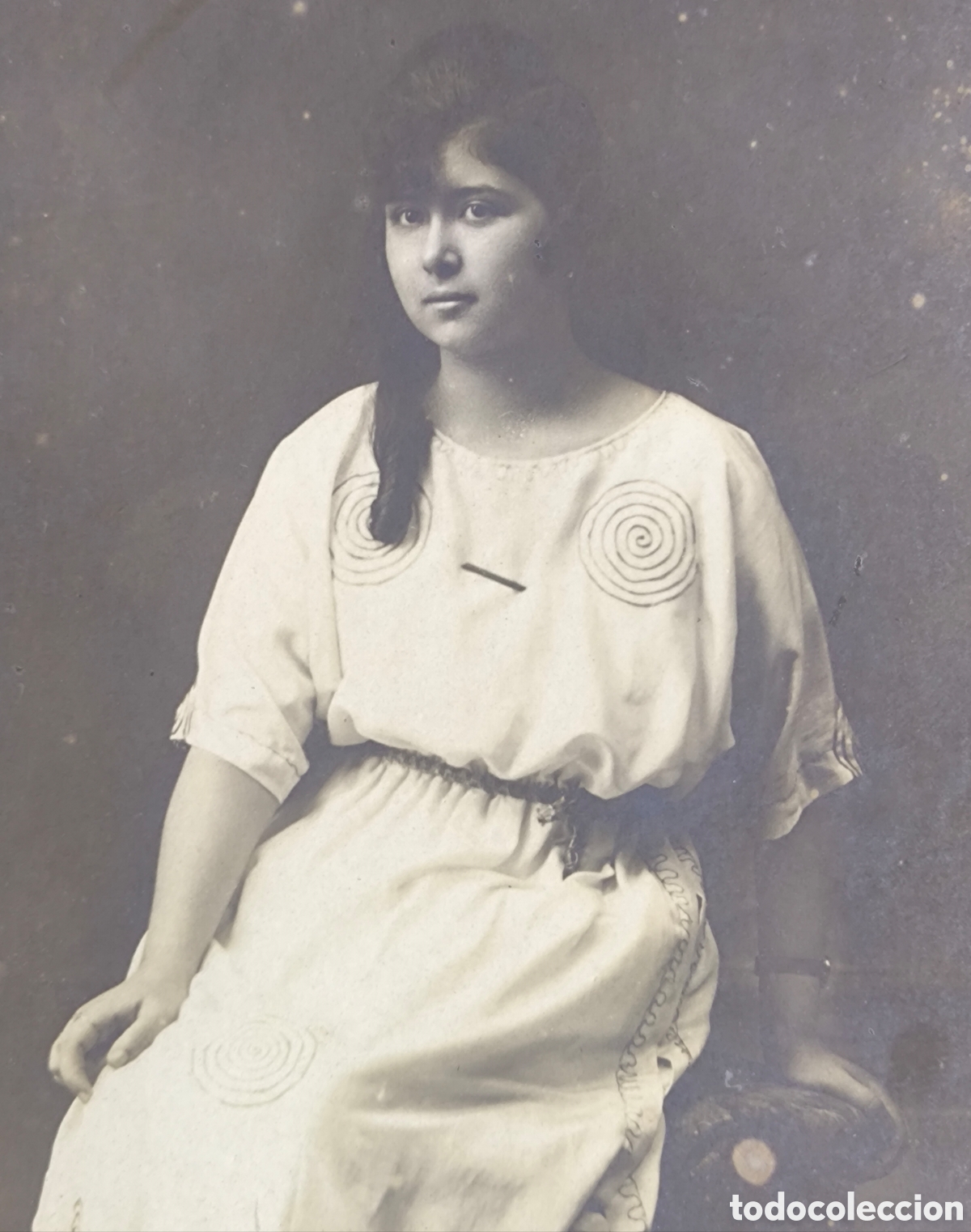 Fotograf&iacute;a antigua: FOTOGRAF&Iacute;A RETRATO DAMA POSTAL FOTOGR&Aacute;FICA FOTOGRAFO MON Y NOVAS PONTEVEDRA 1920