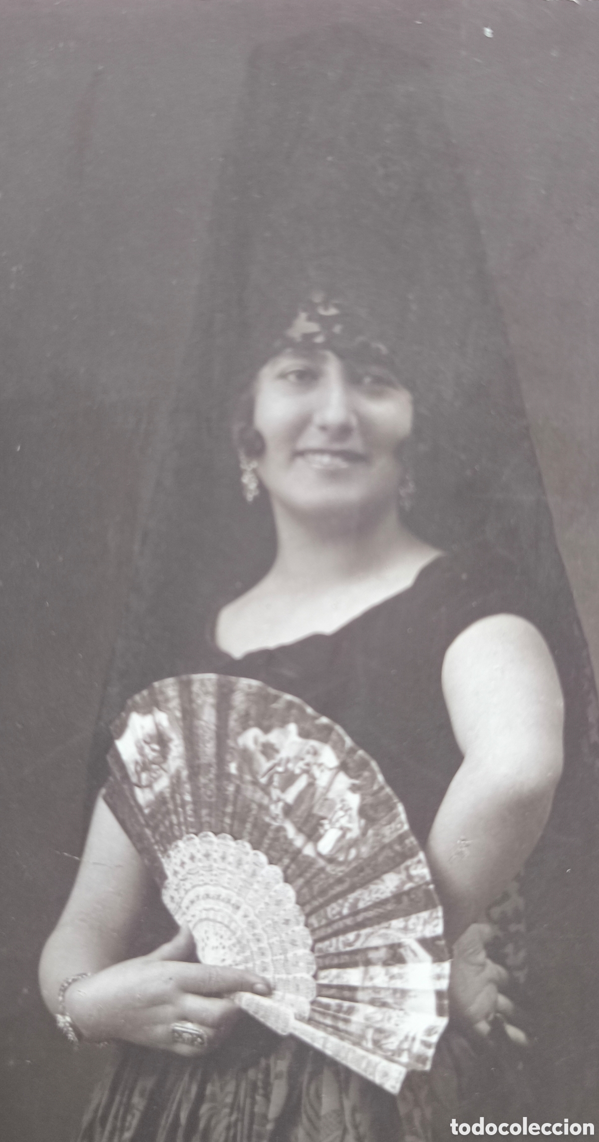 Fotograf&iacute;a antigua: FOTOGRAF&Iacute;A RETRATO DAMA POSTAL FOTOGR&Aacute;FICA FOTOGRAFO MON Y NOVAS PONTEVEDRA 1920