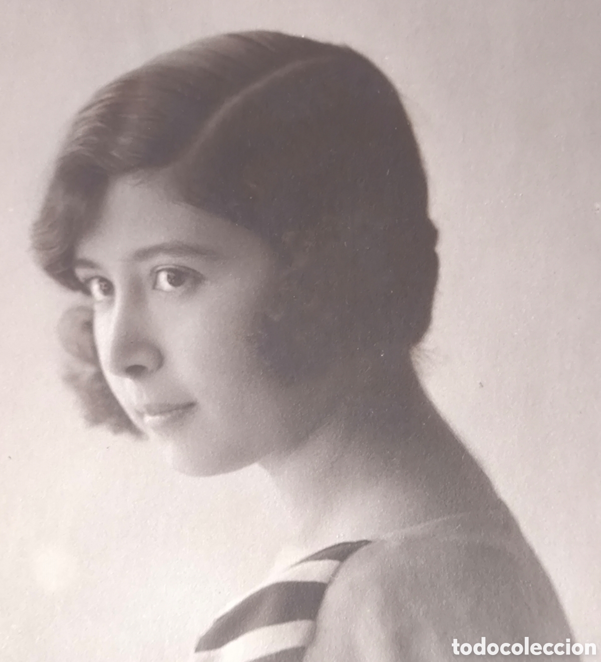 Fotograf&iacute;a antigua: FOTOGRAF&Iacute;A RETRATO DAMA JOVEN POSTAL FOTOGR&Aacute;FICA FOT&Oacute;GRAFO ZARAG&Uuml;ETA PAMPLONA C. 1920