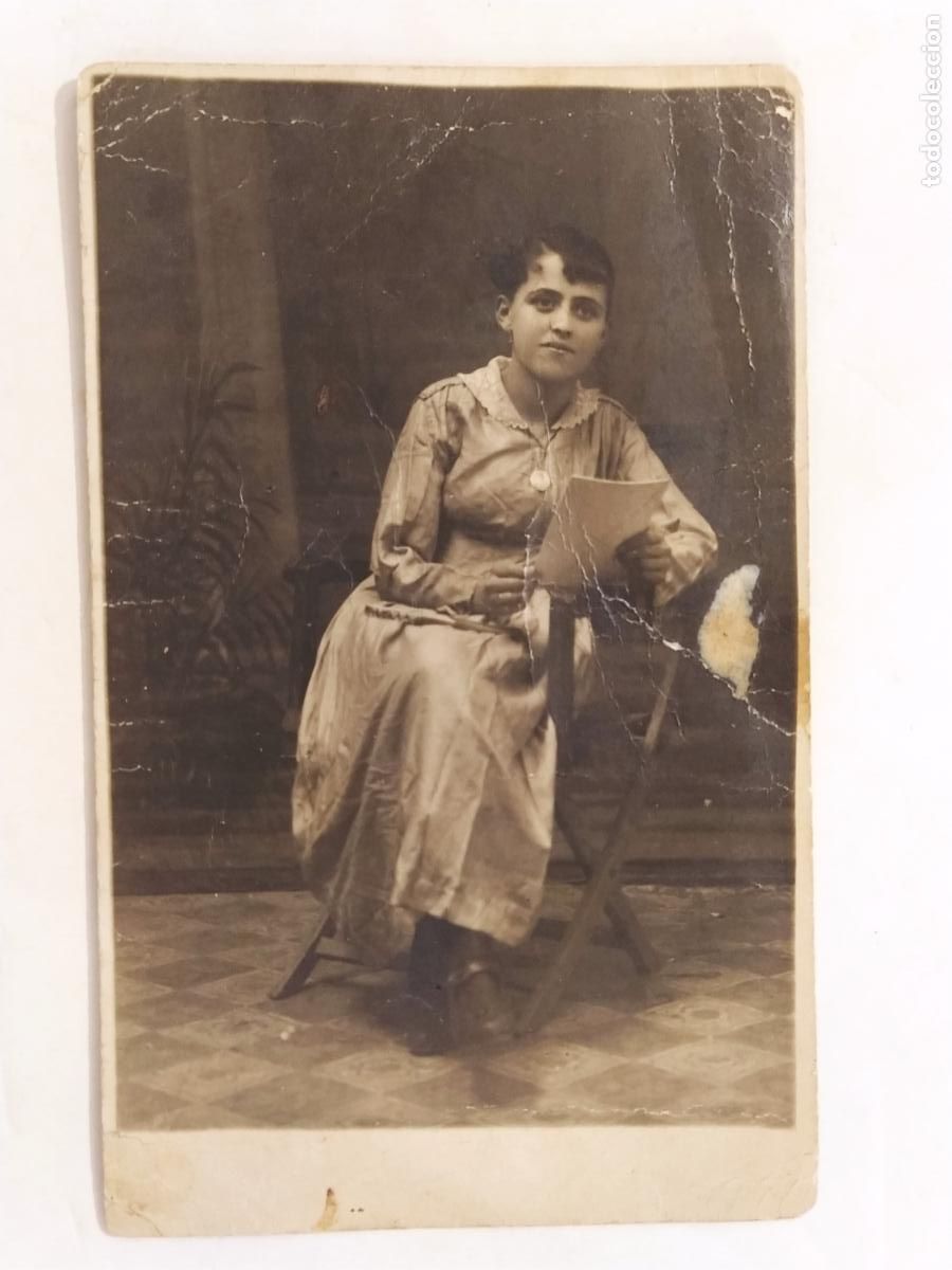 Fotograf&iacute;a antigua: MARIA GUTIERREZ - A&Ntilde;O 1919 - FOTOGRAFIA ANTIGUA - POSTAL -(116.058)