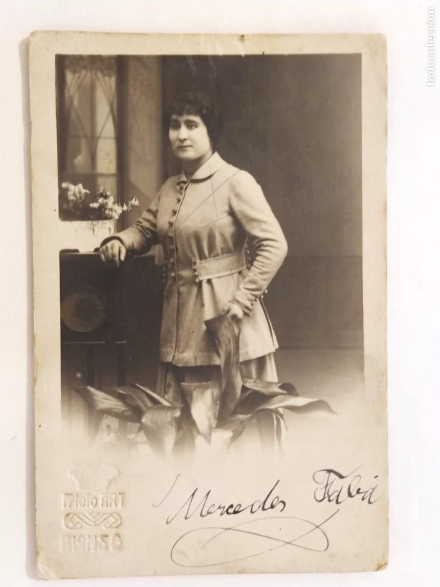 Fotograf&iacute;a antigua: MERCEDES FABA - PHOTO ART ALONSO , BARCELONA - FOTOGRAFIA ANTIGUA - POSTAL -(116.060)