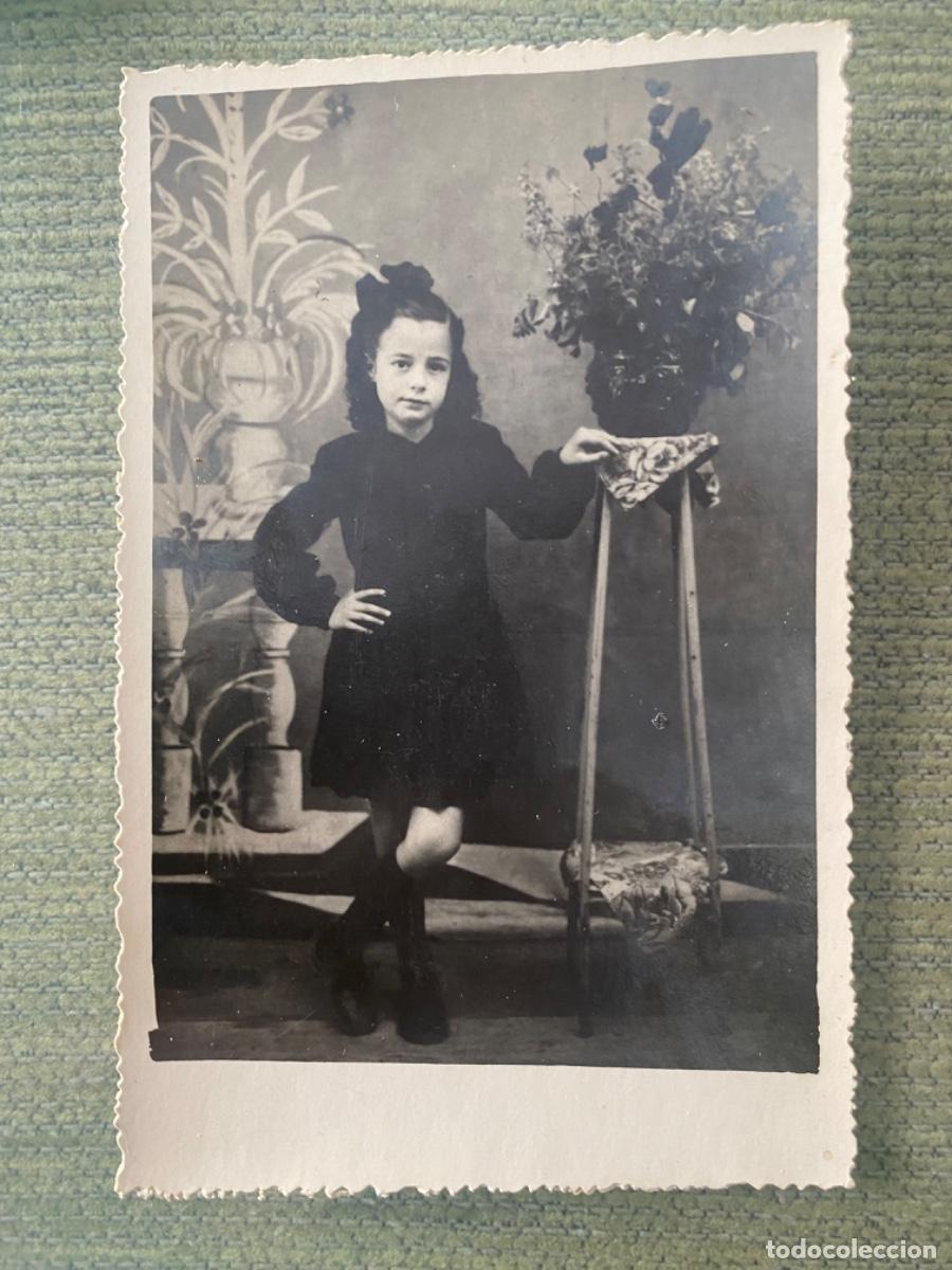 Fotograf&iacute;a antigua: ANTIGUA FOTOGRAF&Iacute;A ESTUDIO NI&Ntilde;A POSANDO