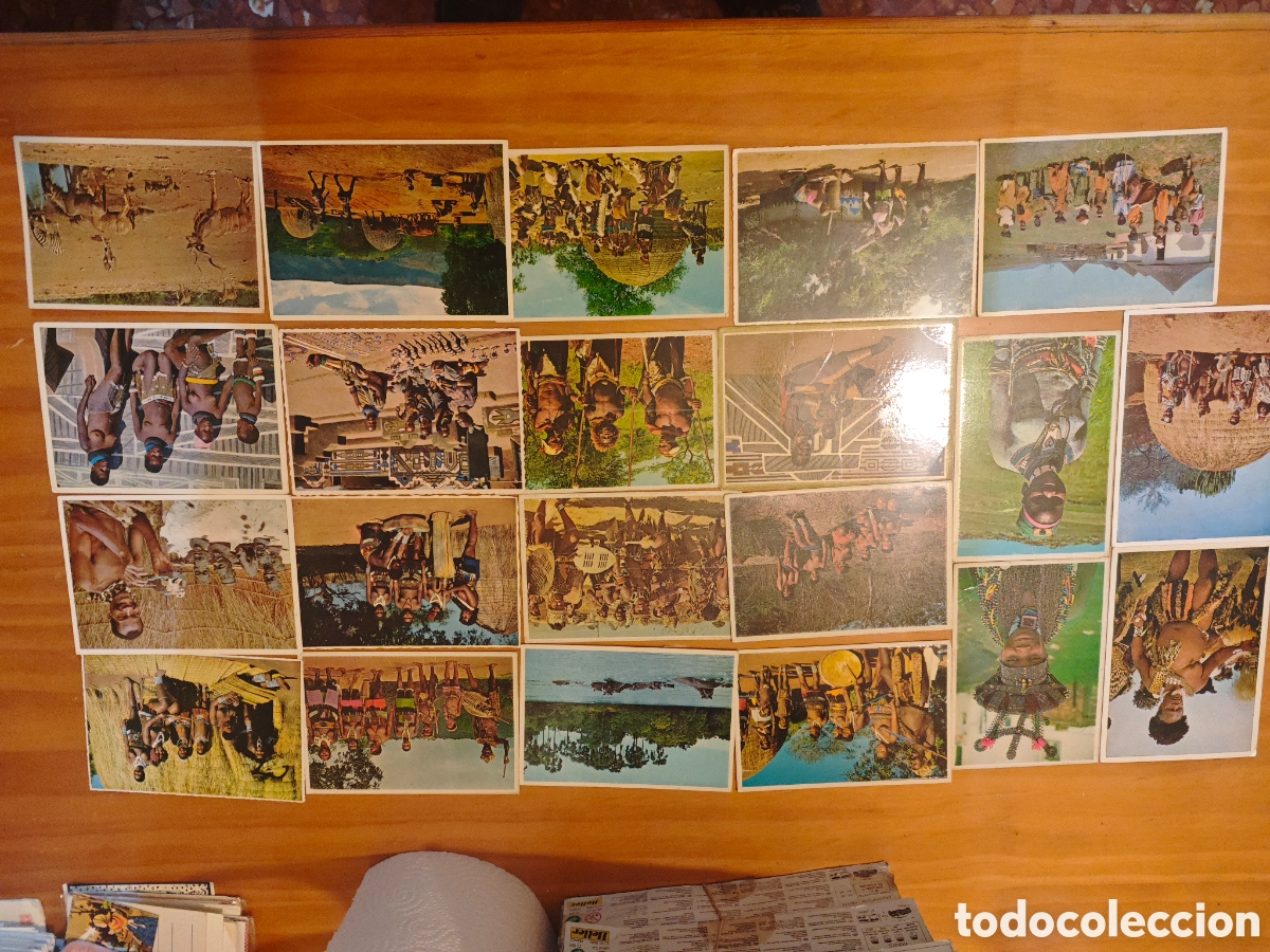 Fotograf&iacute;a antigua: Lote de 21 postales motivos ind&iacute;genas.