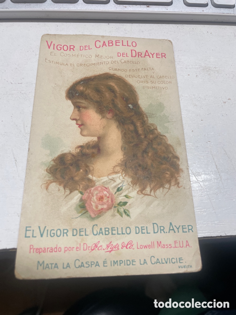 Alte Fotografie: publicidad vigor cabello