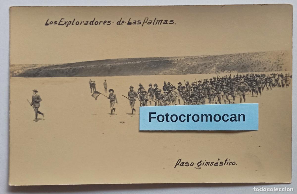 Fotograf&iacute;a antigua: LOS EXPLORADORES DE LAS PALMAS. PASO GIMN&Aacute;TISCO. FOTOGRAF&Iacute;A ALEMANA. KURT HERRMANN