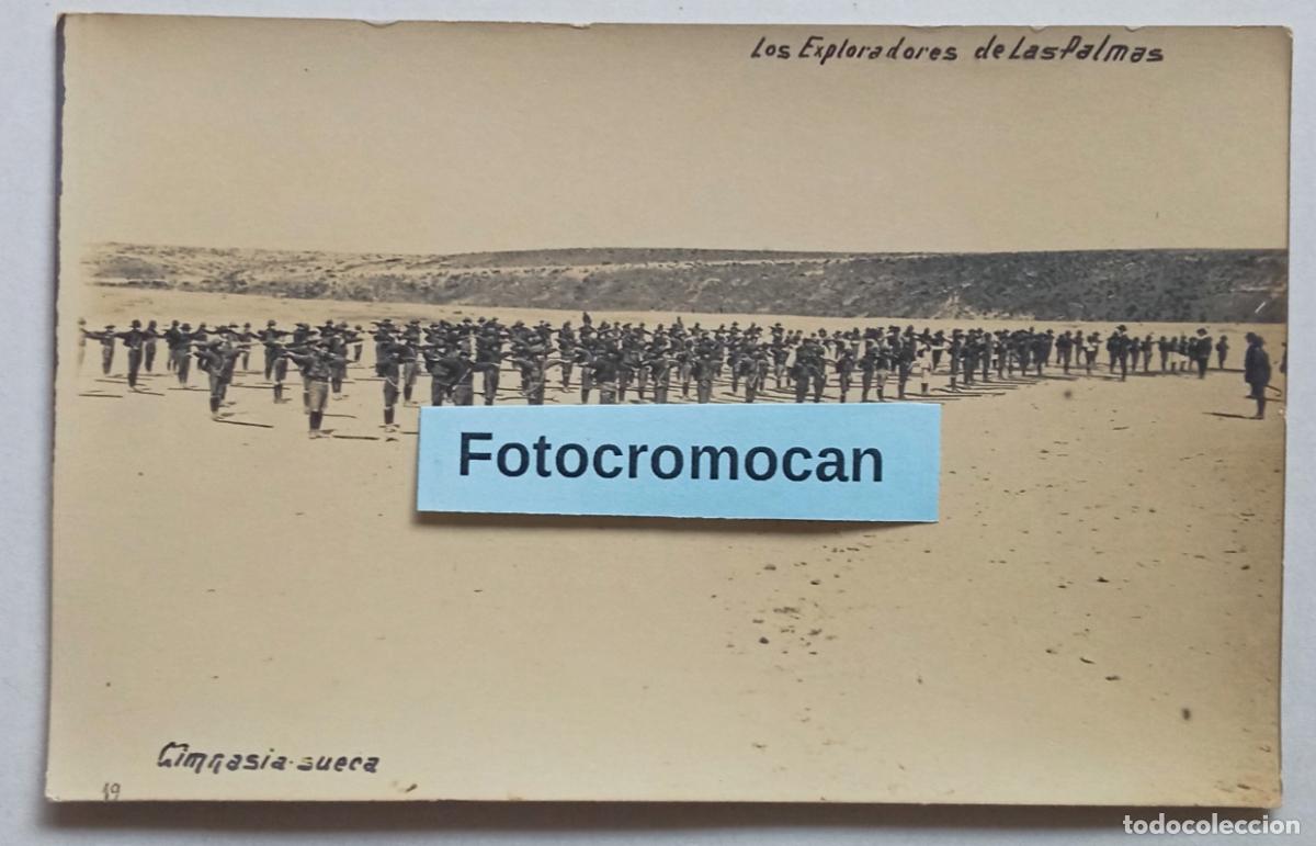 Fotograf&iacute;a antigua: LOS EXPLORADORES DE LAS PALMAS. GIMNASIA SUECA. FOTOGRAF&Iacute;A ALEMANA. KURT HERRMANN