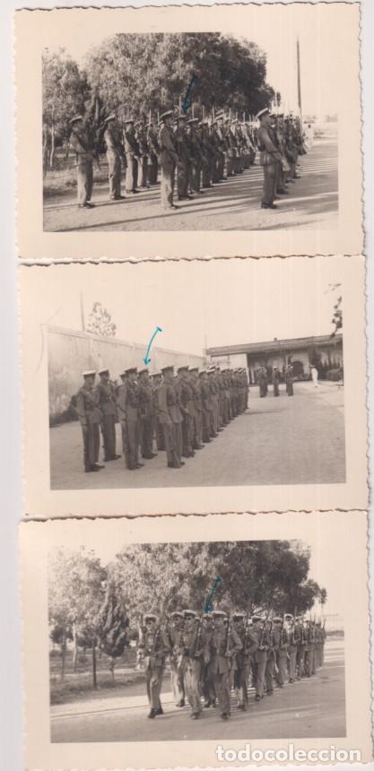 Fotograf&iacute;a antigua: Infanter&iacute;a de Marina. Lote de fotos. Instrucci&oacute;n en El llano. San Fernando (C&aacute;diz) a&ntilde;o 1955. Foto ma