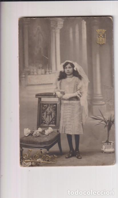 Fotograf&iacute;a antigua: Fotograf&iacute;a (13,5x9 cm.) Fot&oacute;grafo J. P&eacute;rez. Sabadell. Foto sobre Cart&oacute;n. Posterior a 1905