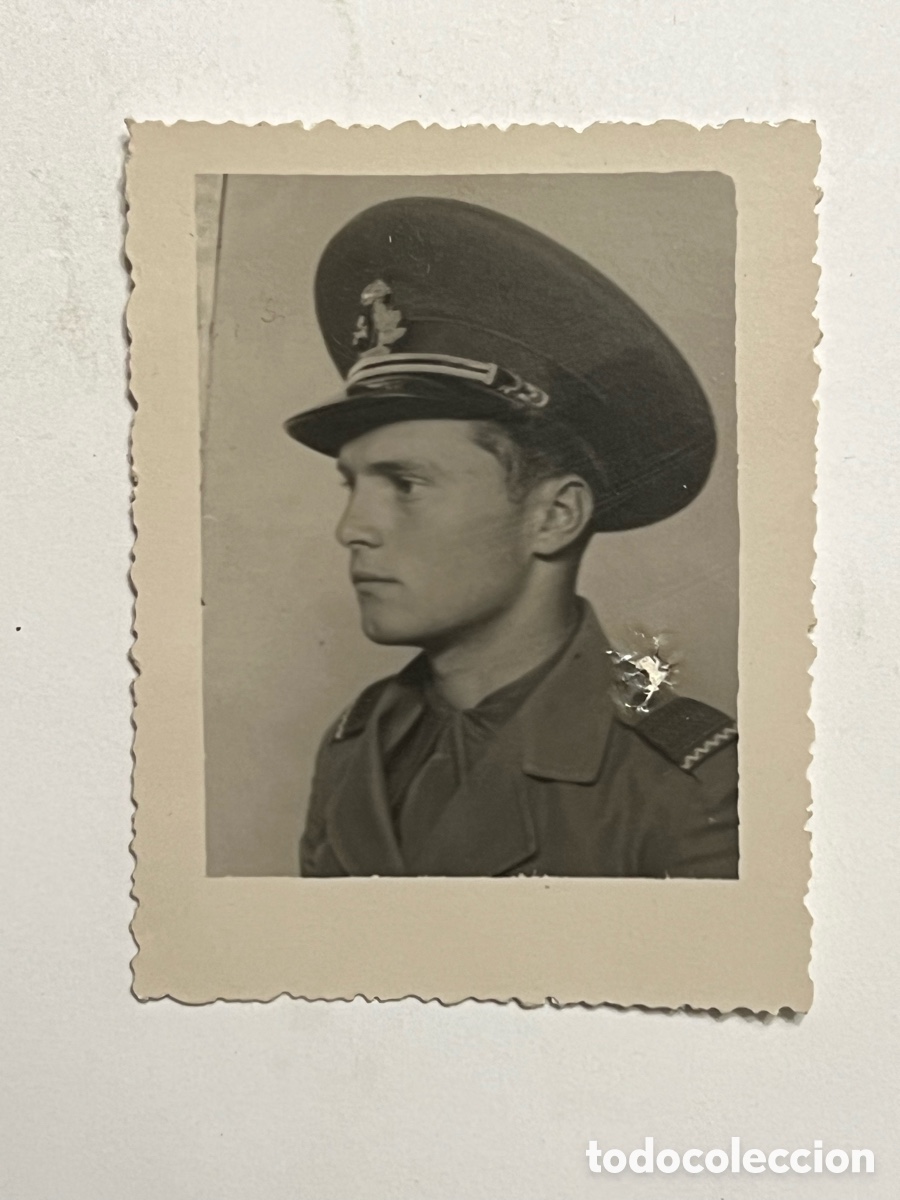 Photographie ancienne: MILITAR RUSO DE PERFIL&hellip;. (h.1945?) da&ntilde;ada