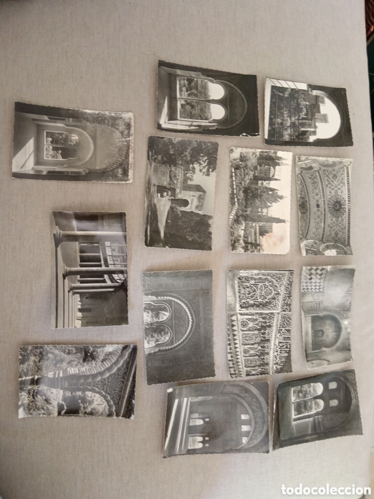 Fotograf&iacute;a antigua: Conjunto de postales antiguas de Granada y la Alhambra