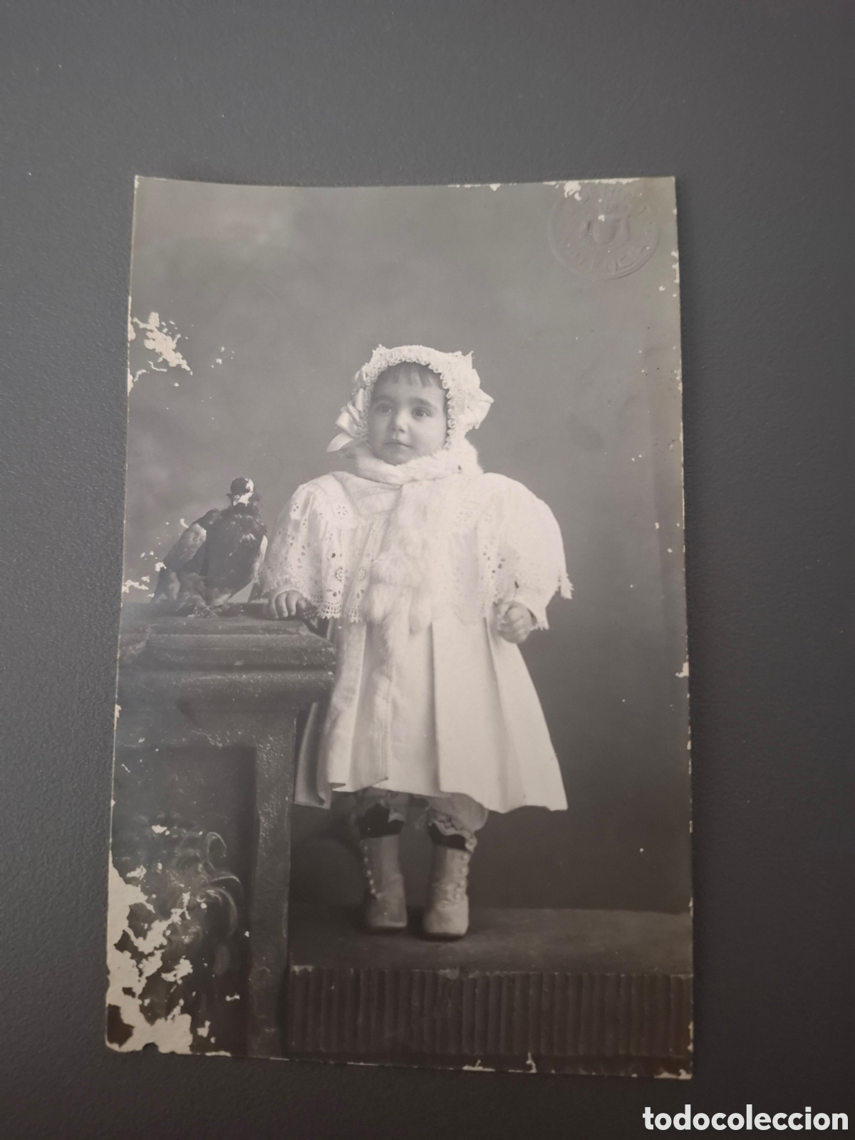 Fotograf&iacute;a antigua: Fotograf&iacute;a ni&ntilde;a - fot&oacute;grafo Derrey - Valencia- ppios siglo XX