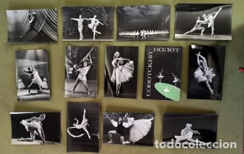 Fotograf&iacute;a antigua: Ballet sovi&eacute;tico - Советский балет. 12 fotopostales sin circular (completo) Eugeny Umnov fot&oacute;grafo