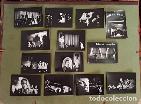 Fotograf&iacute;a antigua: Set 12 Fotopostales Laterna Magika Praga 1961 - Jaroslav Kuna - Orbis (Completo)