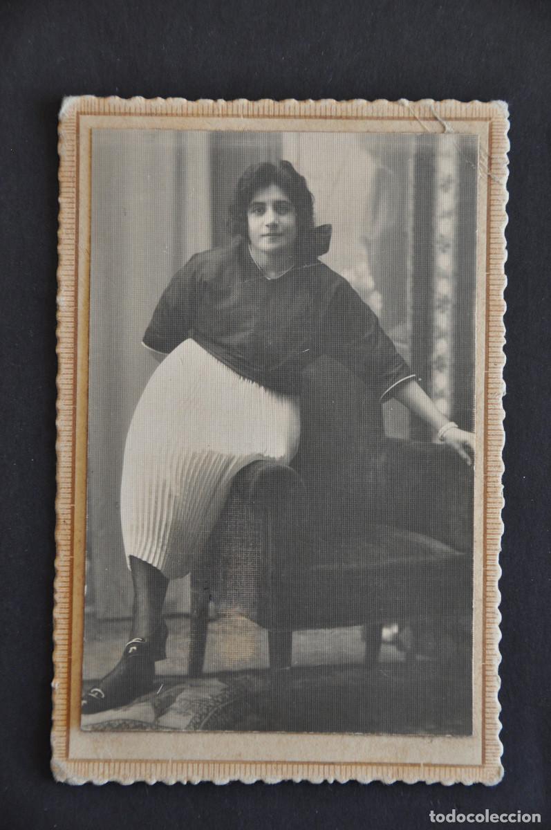 Fotograf&iacute;a antigua: FOTOGRAF&Iacute;A DE UNA SE&Ntilde;ORITA - FOT&Oacute;GRAFO C. REIGOSA (FERROL)