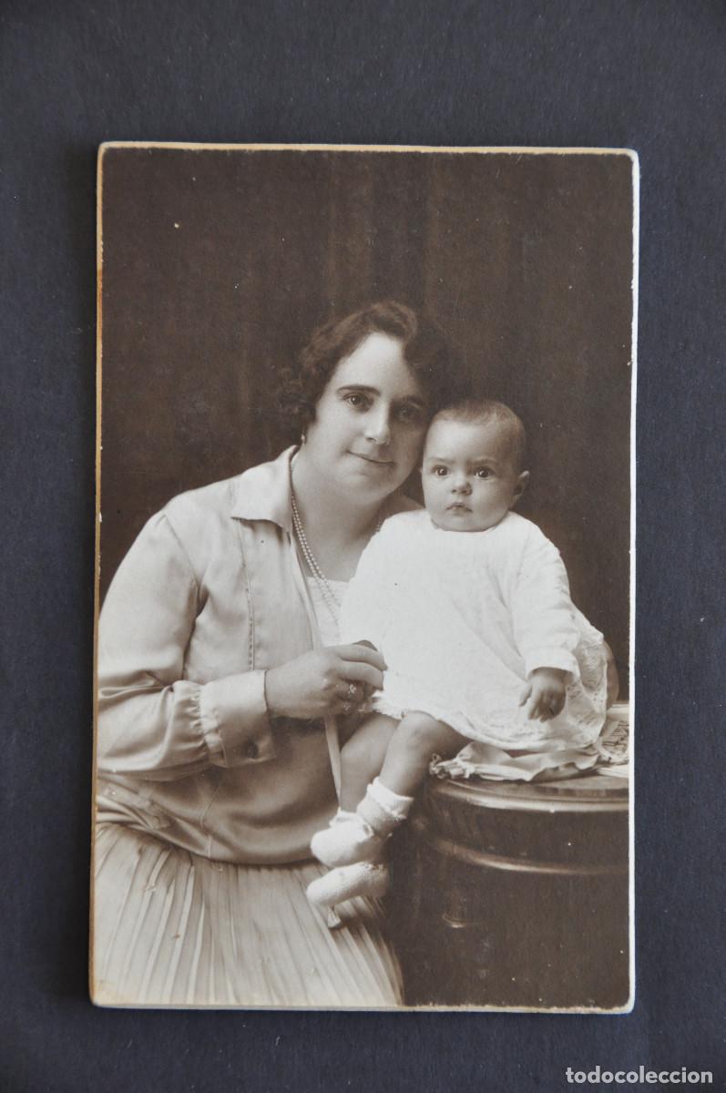 Antique Photography: MADRE E HIJO - FOTOGRAF&Iacute;A AMADEO (BARCELONA)