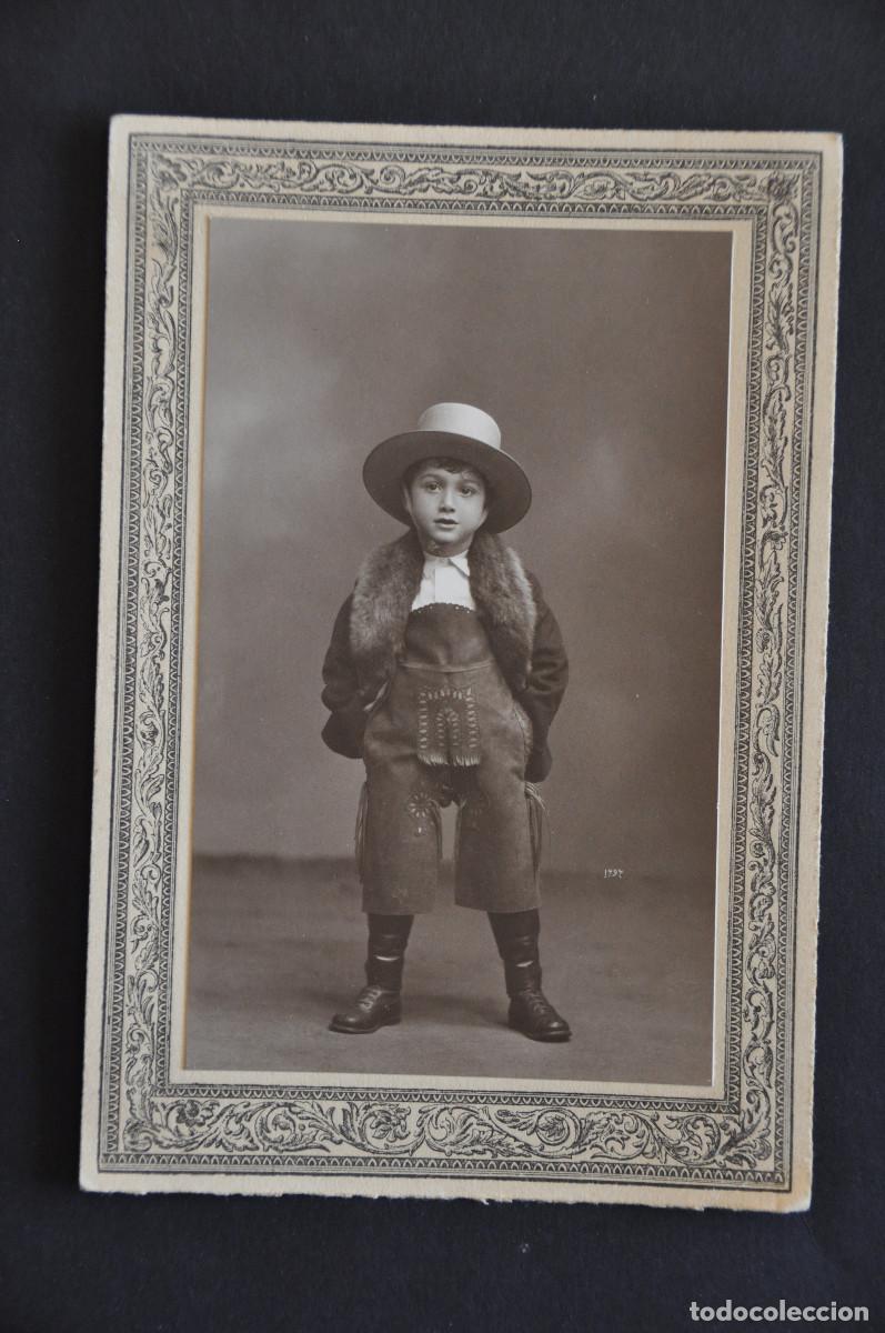 Fotograf&iacute;a antigua: RETRATO DE UN NI&Ntilde;O - FOT&Oacute;GRAFO GARRORENA (BADAJOZ)