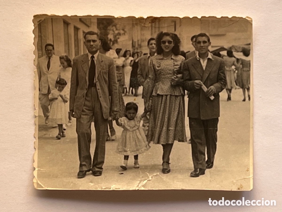 Fotograf&iacute;a antigua: ELDA. Gentes de Elda en tiempos de Postguerra Espa&ntilde;ola. Fotos Penalva (a.1949)
