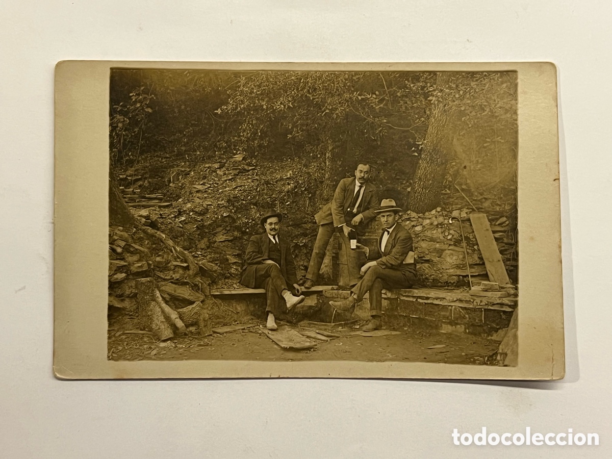 Fotograf&iacute;a antigua: VALENCIA oculta.. Fotograf&iacute;a antigua una agradable jornada en el campo.. (h.1930?) Medidas: 14 x 9