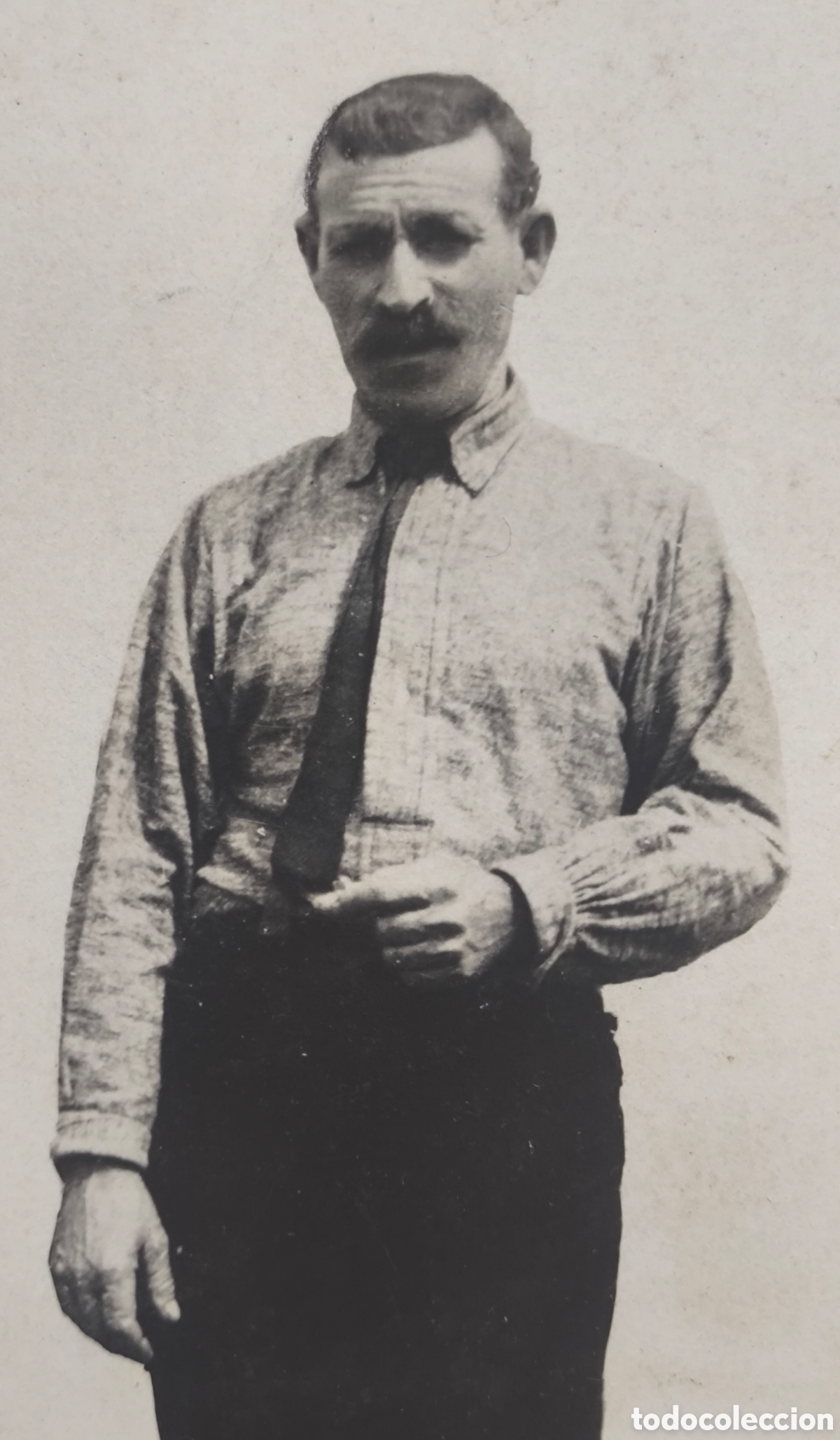 Fotograf&iacute;a antigua: RETRATO DE ESTUDIO FOTOGRAF&Iacute;A HOMBRE FOT&Oacute;GRAFO CABALL&Eacute; MATAR&Oacute; C. 1925