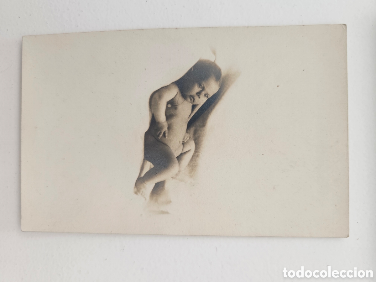 Fotograf&iacute;a antigua: Fotograf&iacute;a de beb&eacute; Modern Styl Ernest Barcelona c.Pelayo 56 1910s 1920s Union Postal Universal