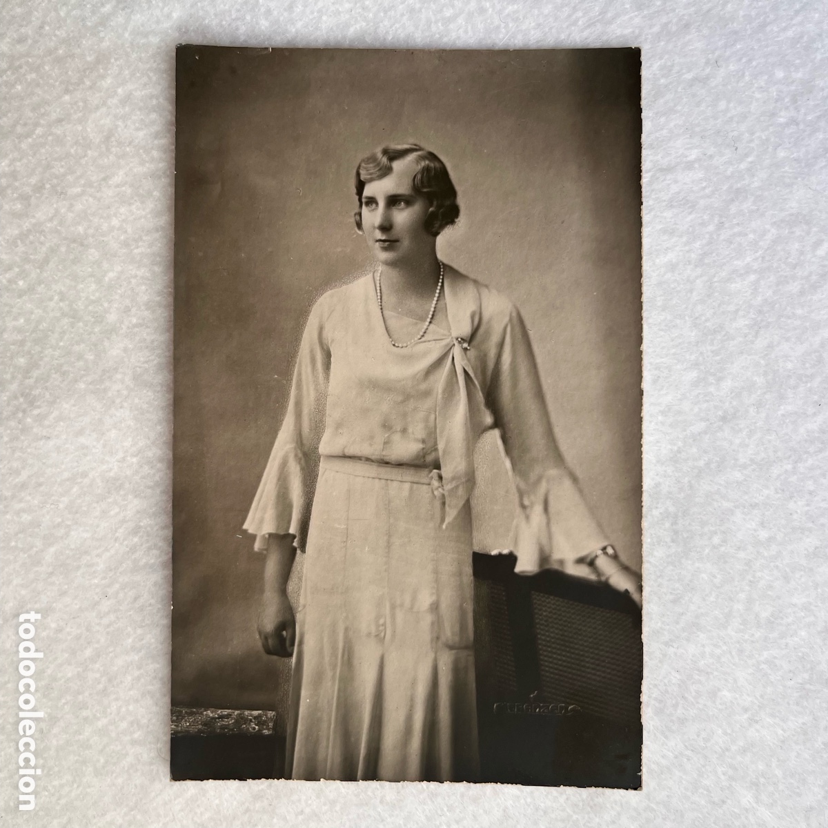 Fotograf&iacute;a antigua: FOTOGRAF&Iacute;A POSTAL / RETRATO INFANTA CRISTINA DE BORB&Oacute;N