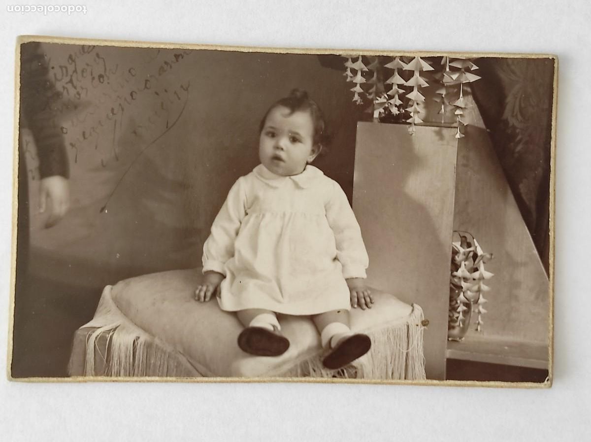Fotograf&iacute;a antigua: RETRATO DE UN BEB&Eacute; - FOT&Oacute;GRAFO J. LLOPIS, VALENCIA