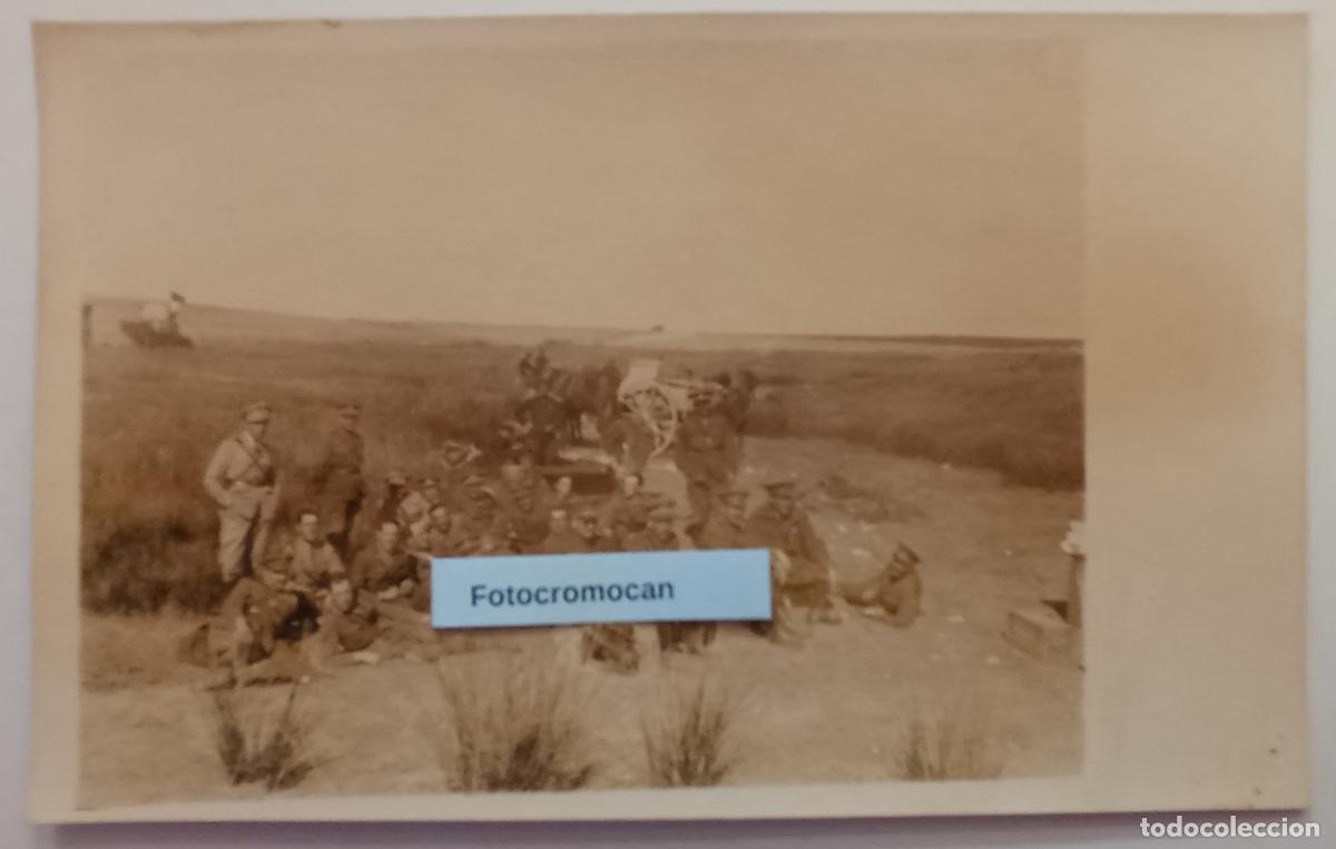 Fotograf&iacute;a antigua: FOTO POSTAL. MILITARES ESPA&Ntilde;OLES. GUERRA DE &Aacute;FRICA