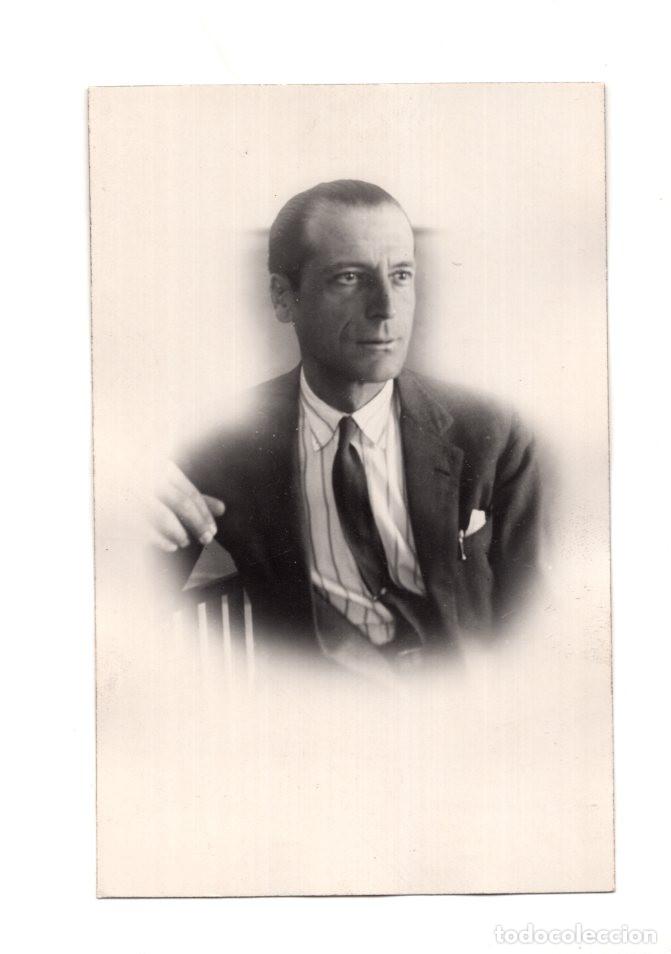Fotograf&iacute;a antigua: RETRATO DE ESTUDIO DE UN HOMBRE DE PRINCIPIOS DEL SIGLO XX.