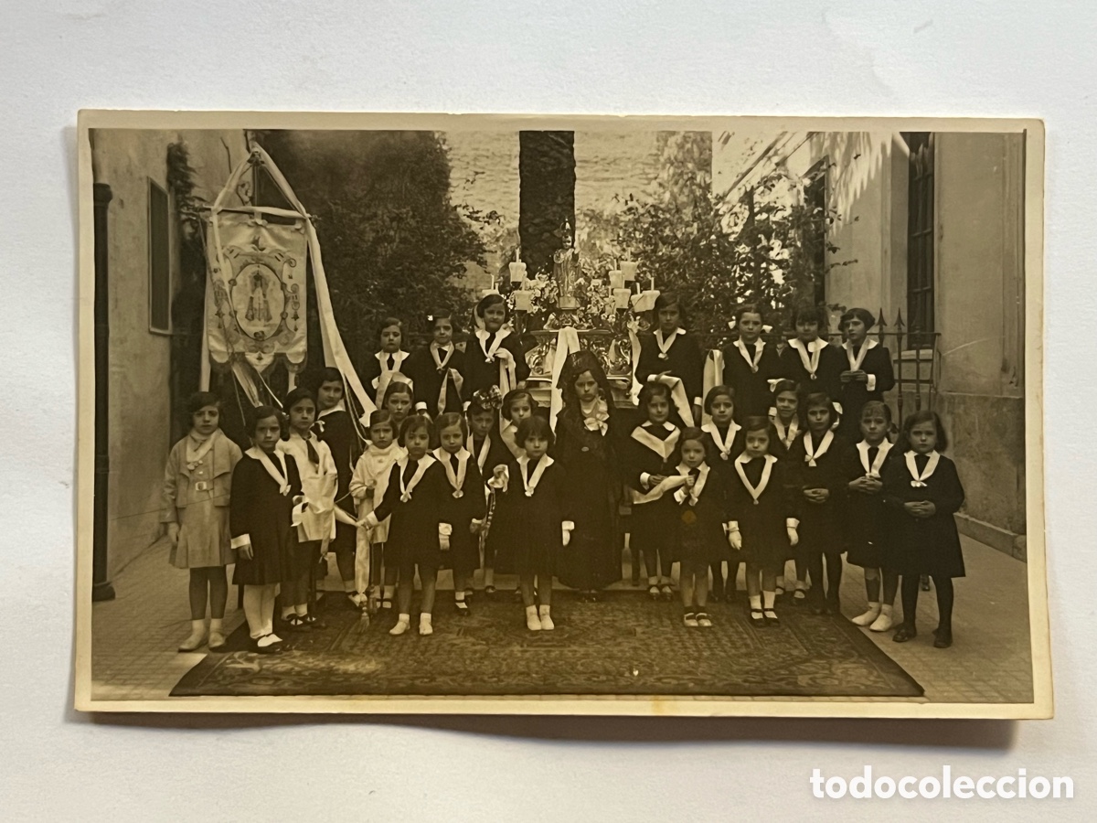 Fotograf&iacute;a antigua: VALENCIA Fotograf&iacute;a NI&Ntilde;OS, Parroquia Ntra. Sra. del Carmen, C/Alboraya. Santo Ni&ntilde;o Jesus de Praga