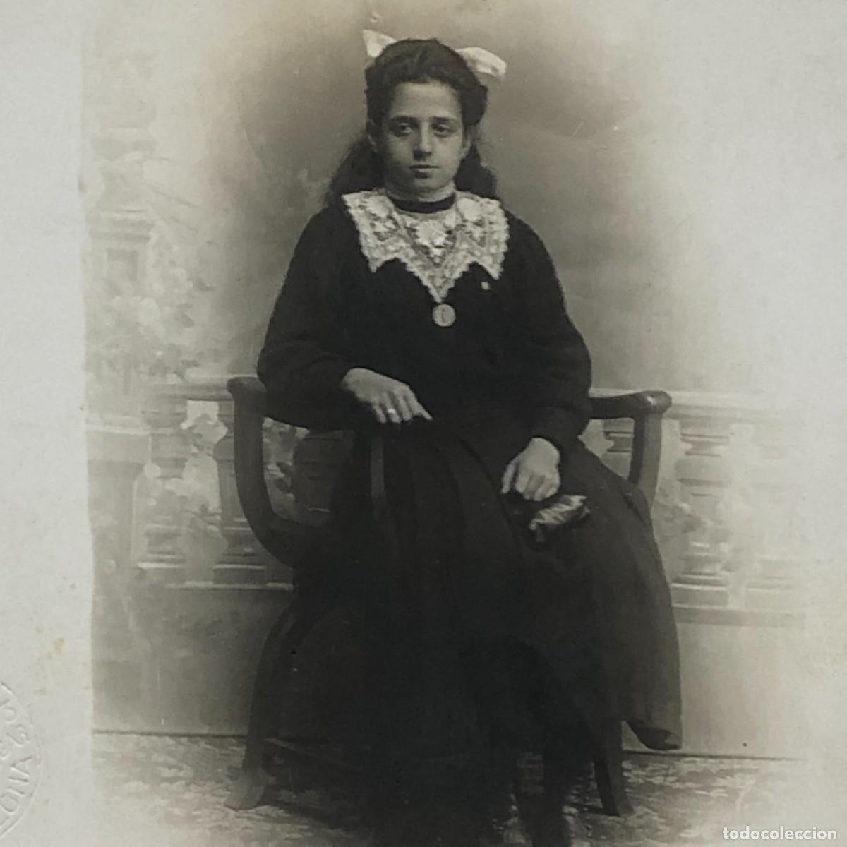 Fotograf&iacute;a antigua: ANTIGUA FOTOGRAFIA - TARJETA POSTAL - RETRATO MUJER - A&Ntilde;OS 20 - 135 X 85 MM / 364