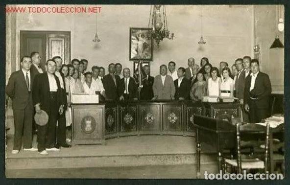 Alte Fotografie: Foto an&oacute;nima &eacute;poca rep&uacute;blica. Reverso de postal. Posible Matar&oacute;.