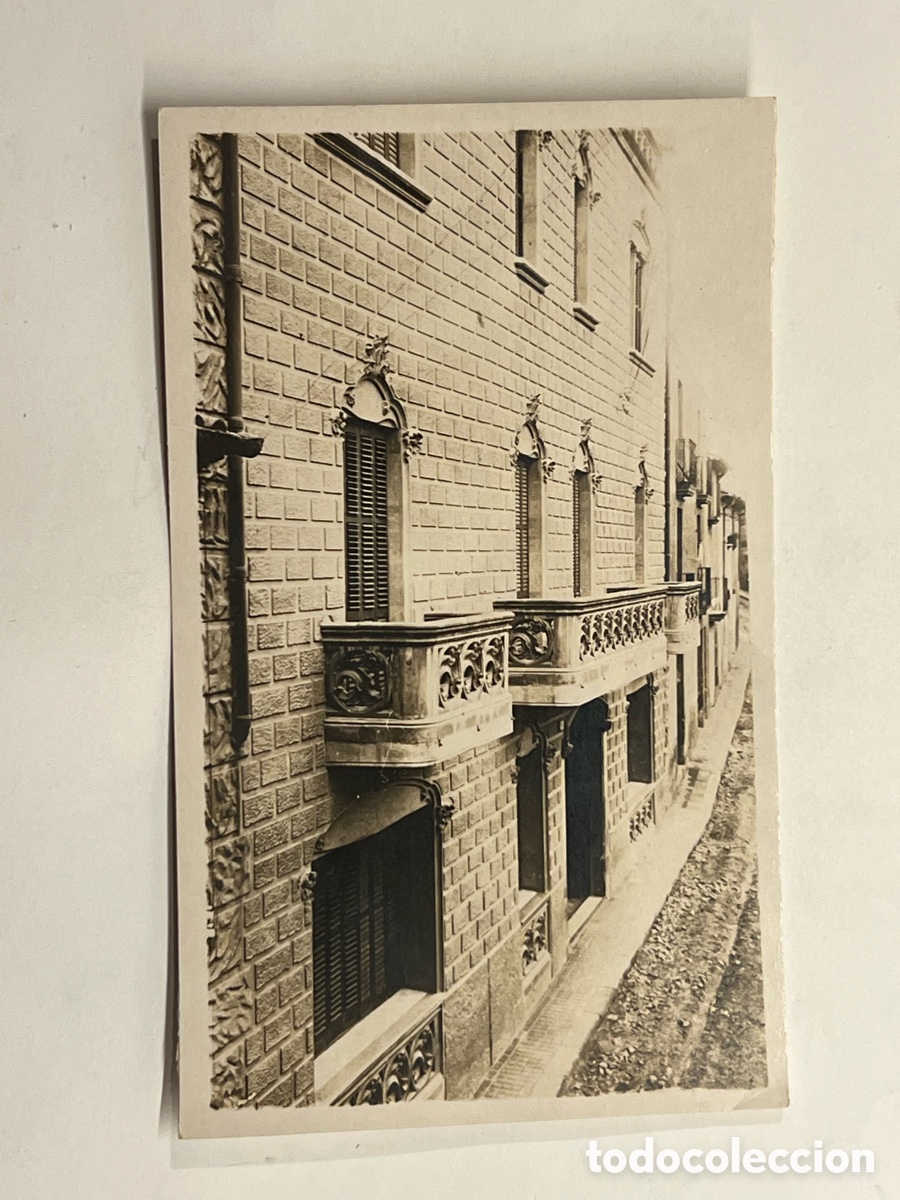 Fotograf&iacute;a antigua: SANT FELIU DE LLOBREGAT Barcelona. Fotograf&iacute;a Fachada principal Can Monmany.. (h.1900?)