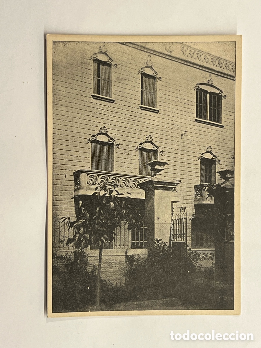 Fotograf&iacute;a antigua: SANT FELIU DE LLOBREGAT Barcelona. Fotograf&iacute;a Fachada principal Can Monmany.. (h.1900?)