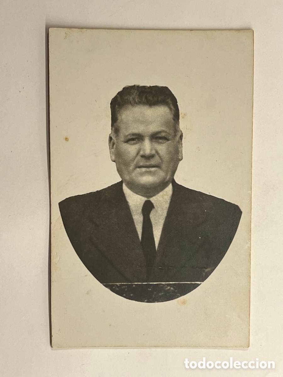 Fotograf&iacute;a antigua: ALGEMES&Iacute; (Valencia) Fotograf&iacute;a retrato de Don Ricardo Pons&hellip; (h.1930,) Med&iacute;das: 14 x 9 cm