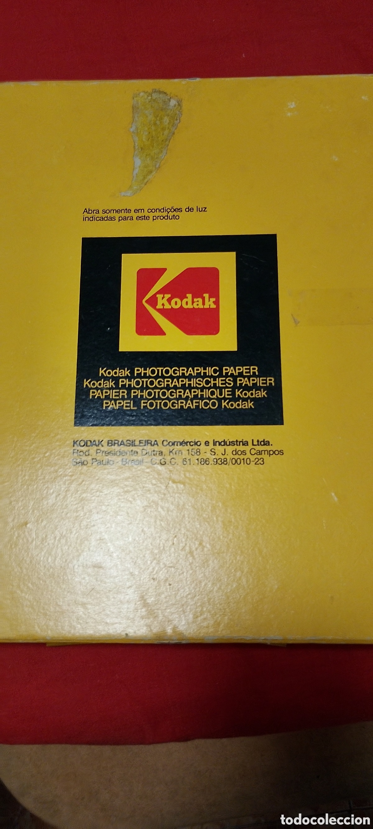 Fotograf&iacute;a antigua: Papel fotogr&aacute;fico kodak a&ntilde;os 1970