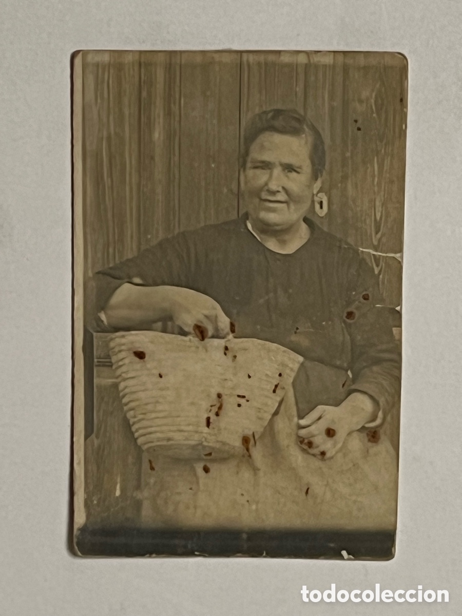 Fotograf&iacute;a antigua: FOTOGRAF&Iacute;A VALENCIANA. Minuteros.. La &Ntilde;o Tomas amb caba&ccedil;et.. (h.1930?) Med&iacute;das: 4,5 x 7