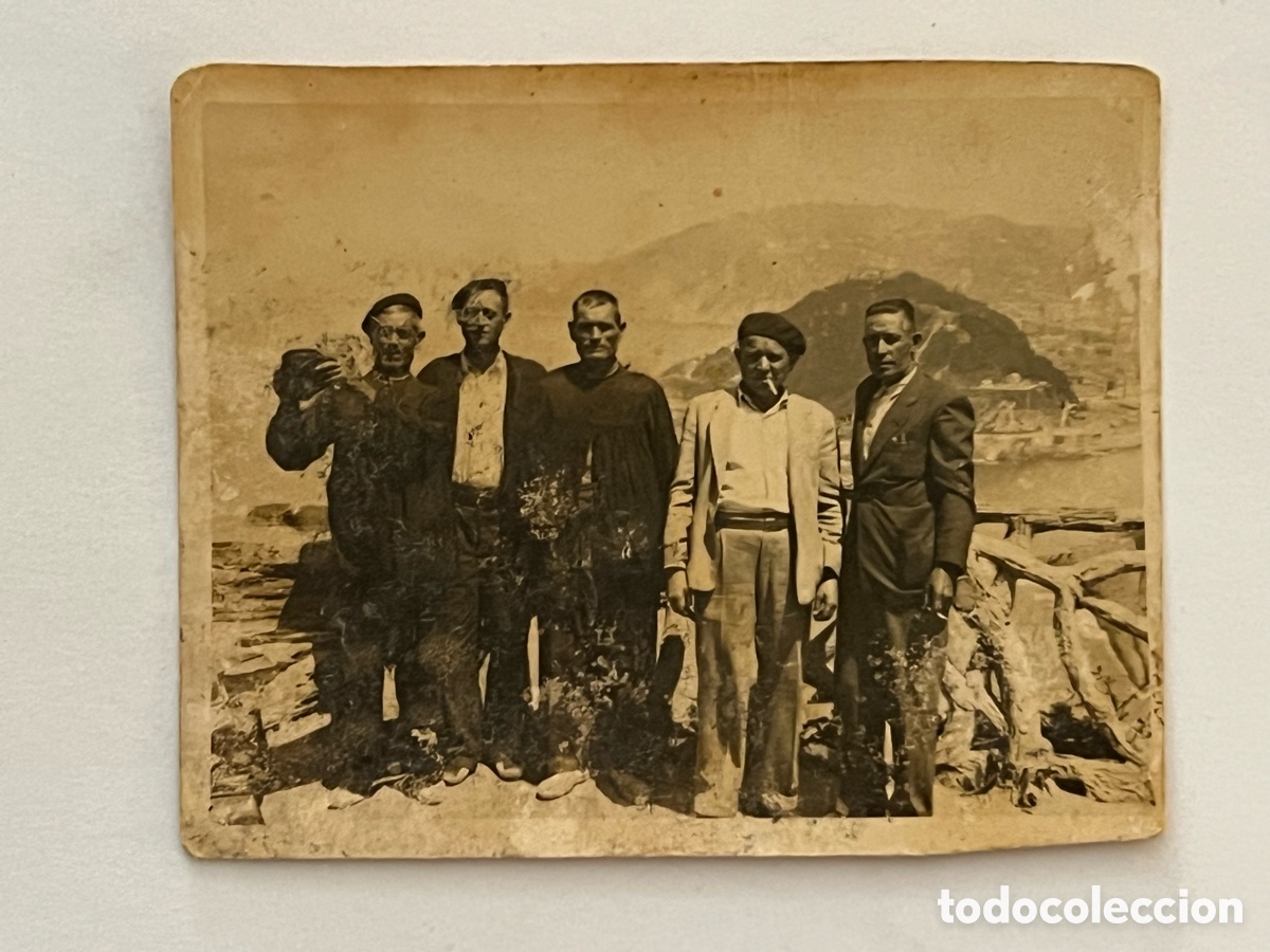 Fotograf&iacute;a antigua: MINUTEROS SAN SEBASTI&Aacute;N. El Mirador de Monte Igueldo.. ? Valencianos.. turistas a&ntilde;os Treinta