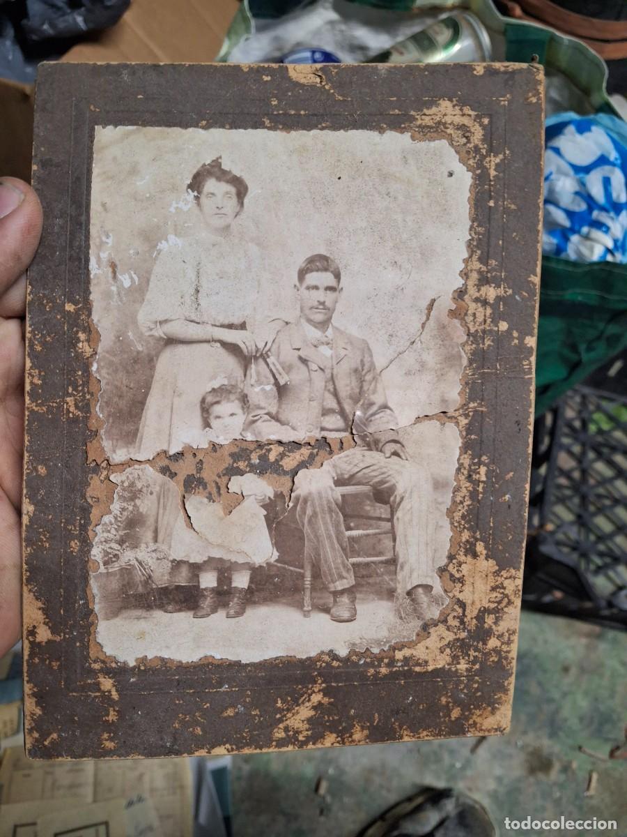 Fotograf&iacute;a antigua: Antigua foto estudio fotograf&iacute;a familiar a&ntilde;o 1907