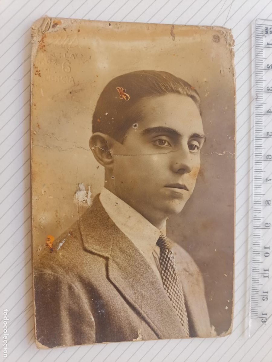 Fotograf&iacute;a antigua: FOT&Oacute;GRAFO FERRI (VALENCIA) SOPORTE DE CARTON