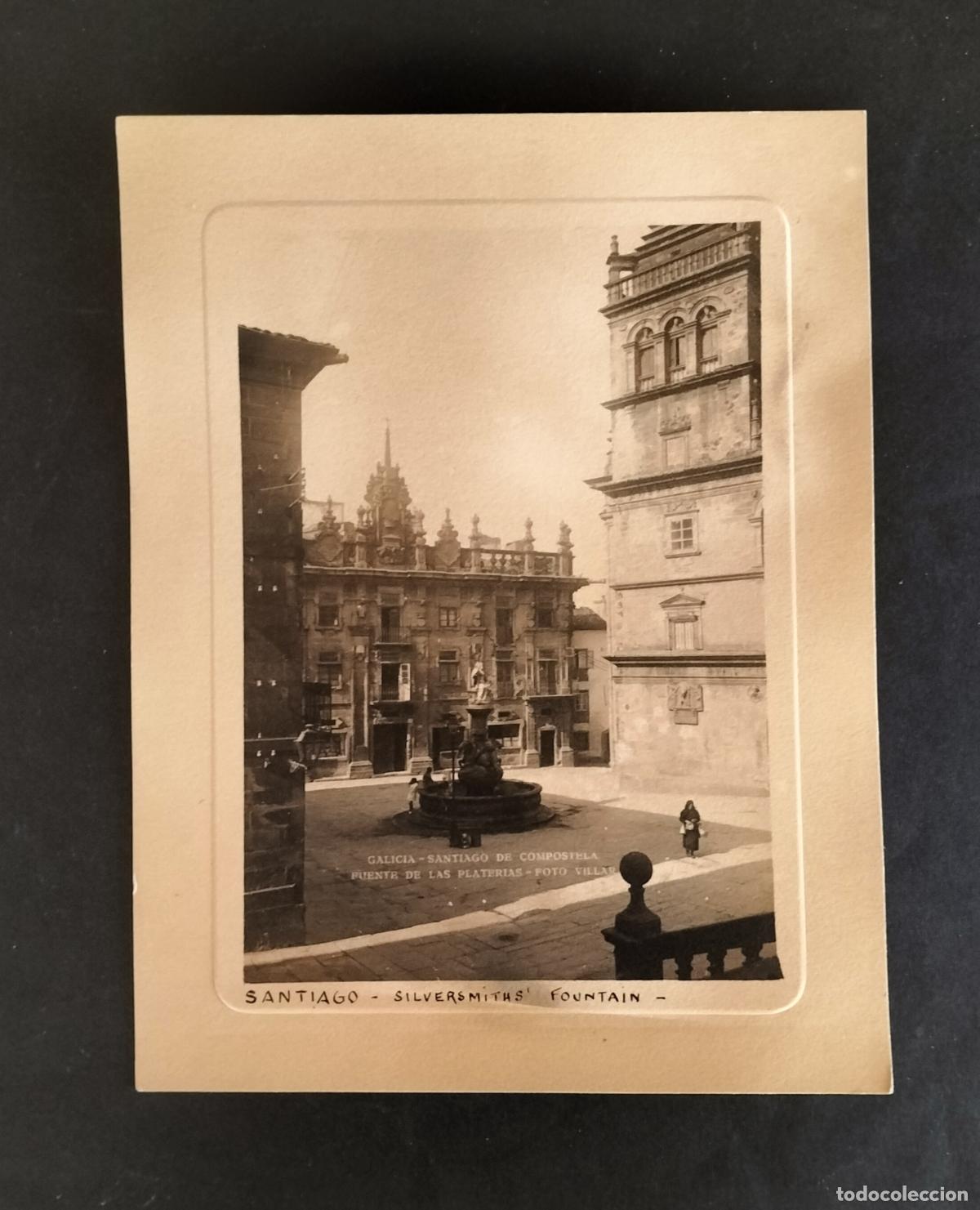 Fotograf&iacute;a antigua: SANTIAGO DE COMPOSTELA - FUENTE DE LAS PLATER&Iacute;AS - FOTO ./ POSTAL