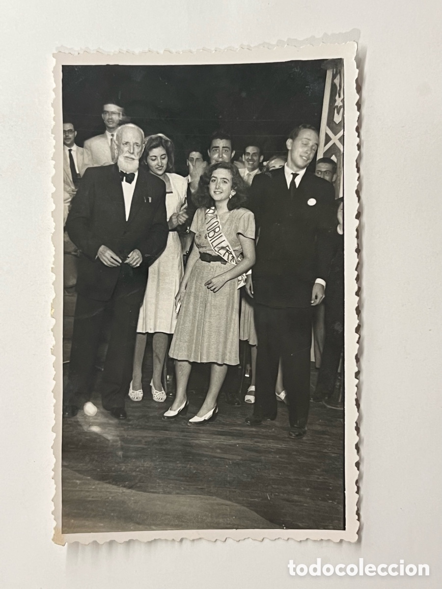 Fotograf&iacute;a antigua: VALENCIA Cotill&oacute;n de Tobilleras. Presidente de Agricultura D. Joaqu&iacute;n Llanos y de Bonilla (a.1947)