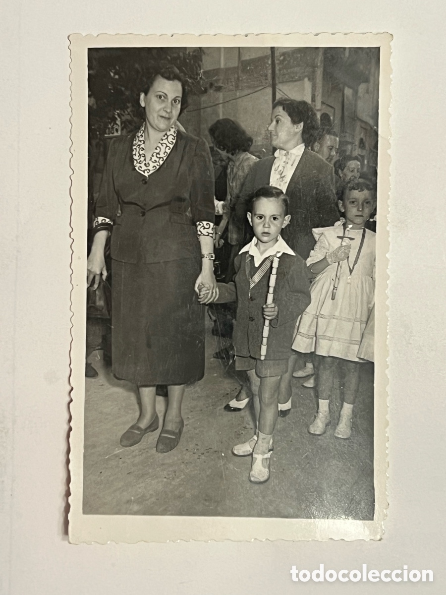 Fotograf&iacute;a antigua: VALENCIA. Procesi&oacute;n del Corpus&hellip; C, Sevillano, fot&oacute;grafo (a.1954) Medidas: 14 x 9 cm.