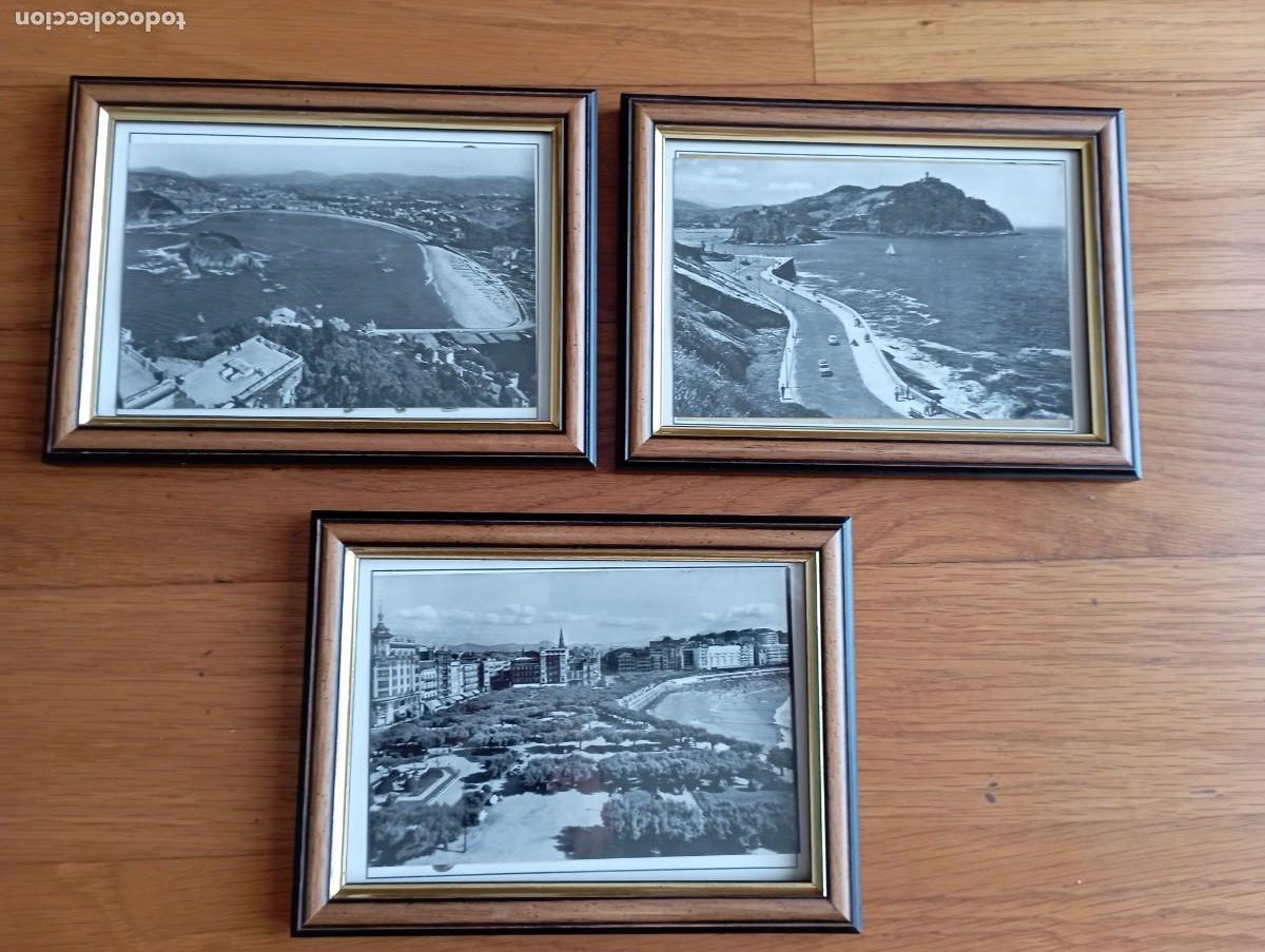 Fotograf&iacute;a antigua: Fotos antiguas enmarcadas de San Sebastian