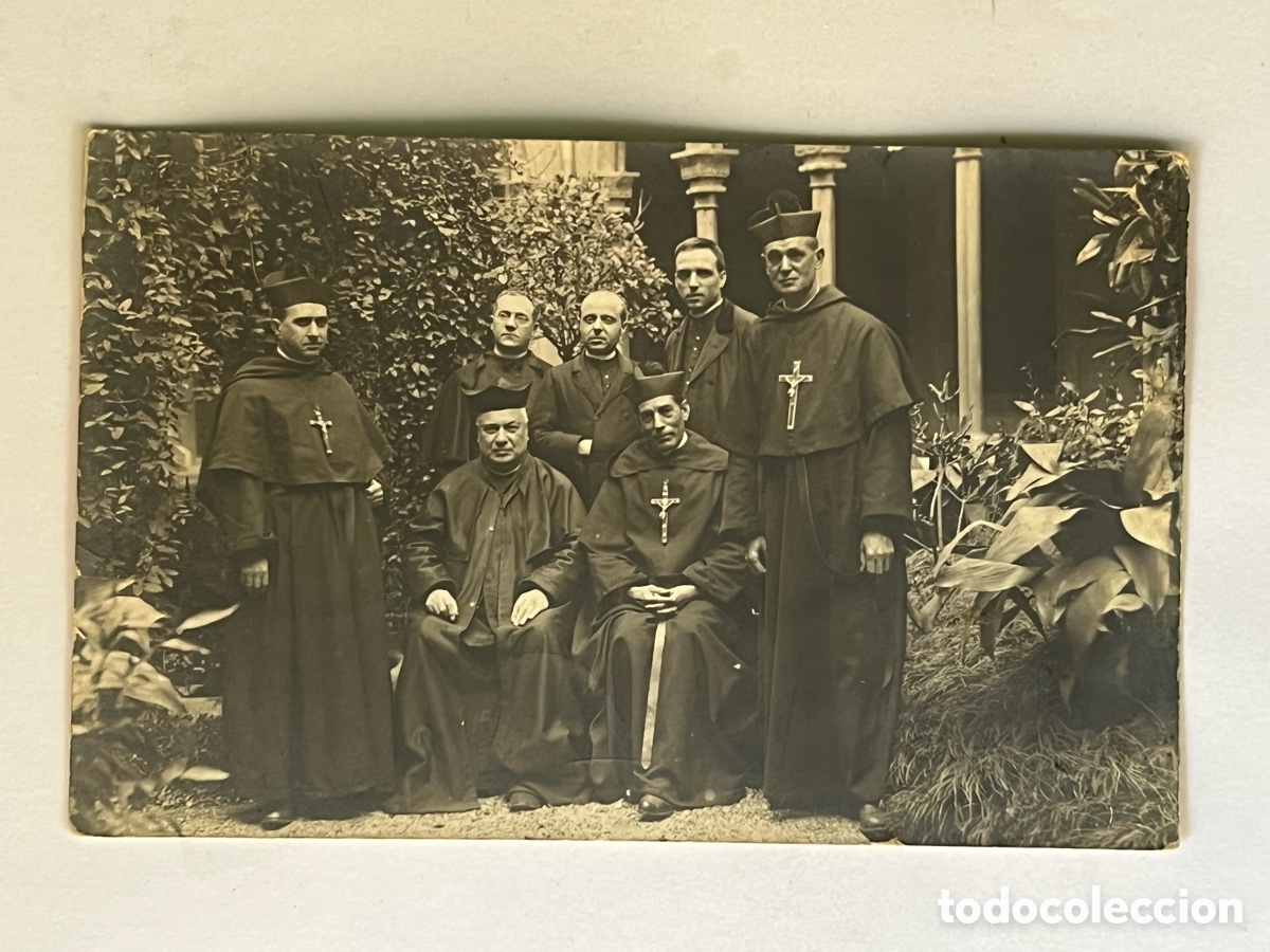 Fotograf&iacute;a antigua: BARCELONA.. P.P. Agustinos.. Parroquia de la Concepci&oacute;n, P. Luis Monfort, Camilo Rosell.. (h.1900?)