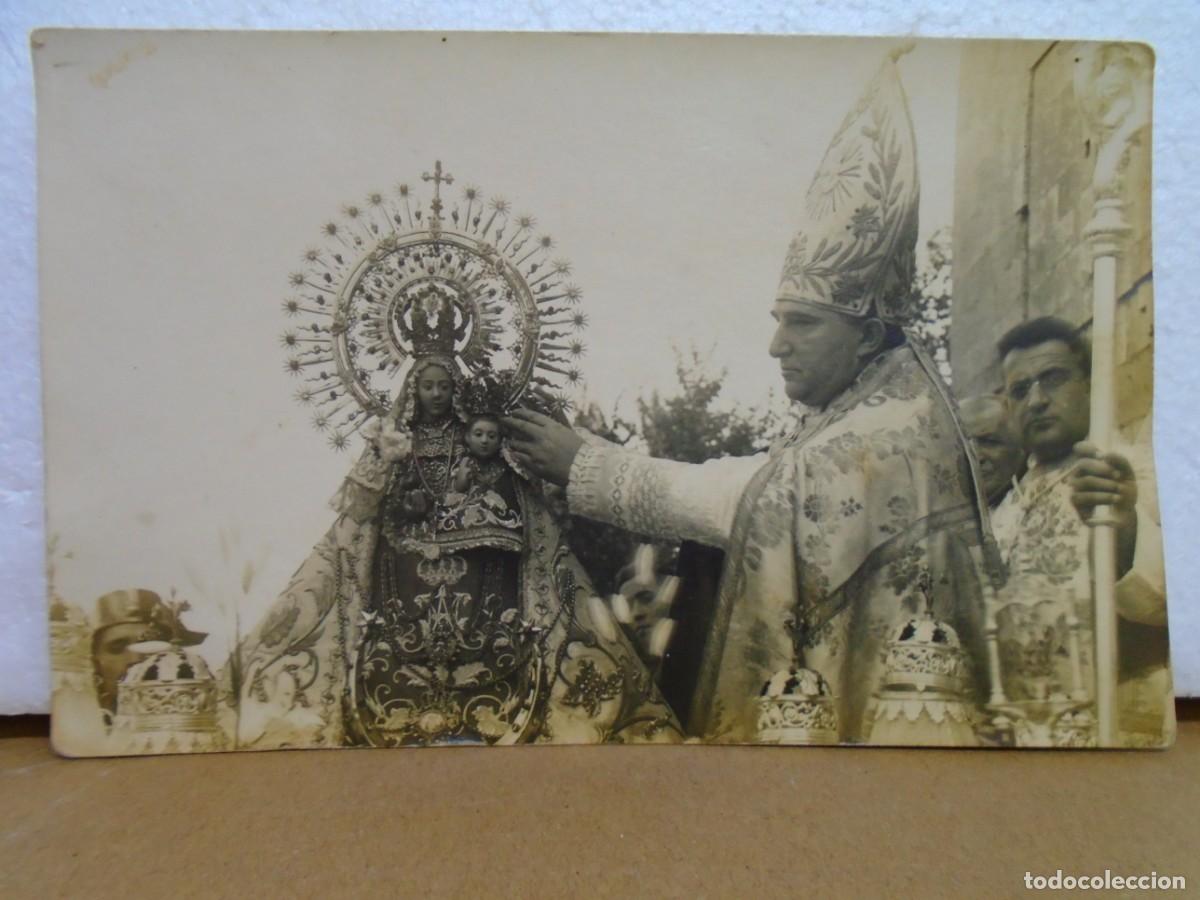Fotograf&iacute;a antigua: CAMPILLO DE ALTOBUEY(CUENCA)CORONACION DE LA VIRGEN DE LA LOMA,8/9/1924.RARISIMA.