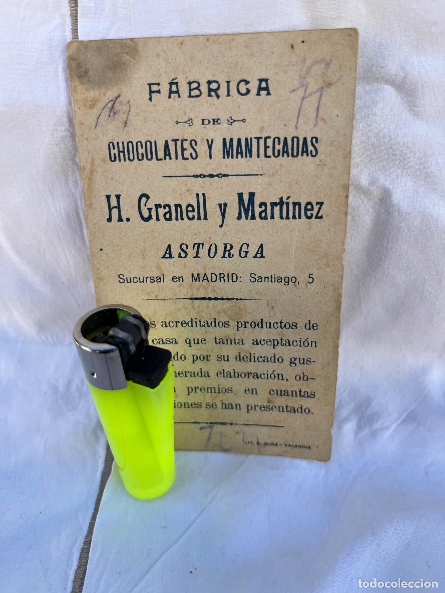 Fotograf&iacute;a antigua: Chocolate y mantecadas. H. Granell y Mart&iacute;nez. Astorga