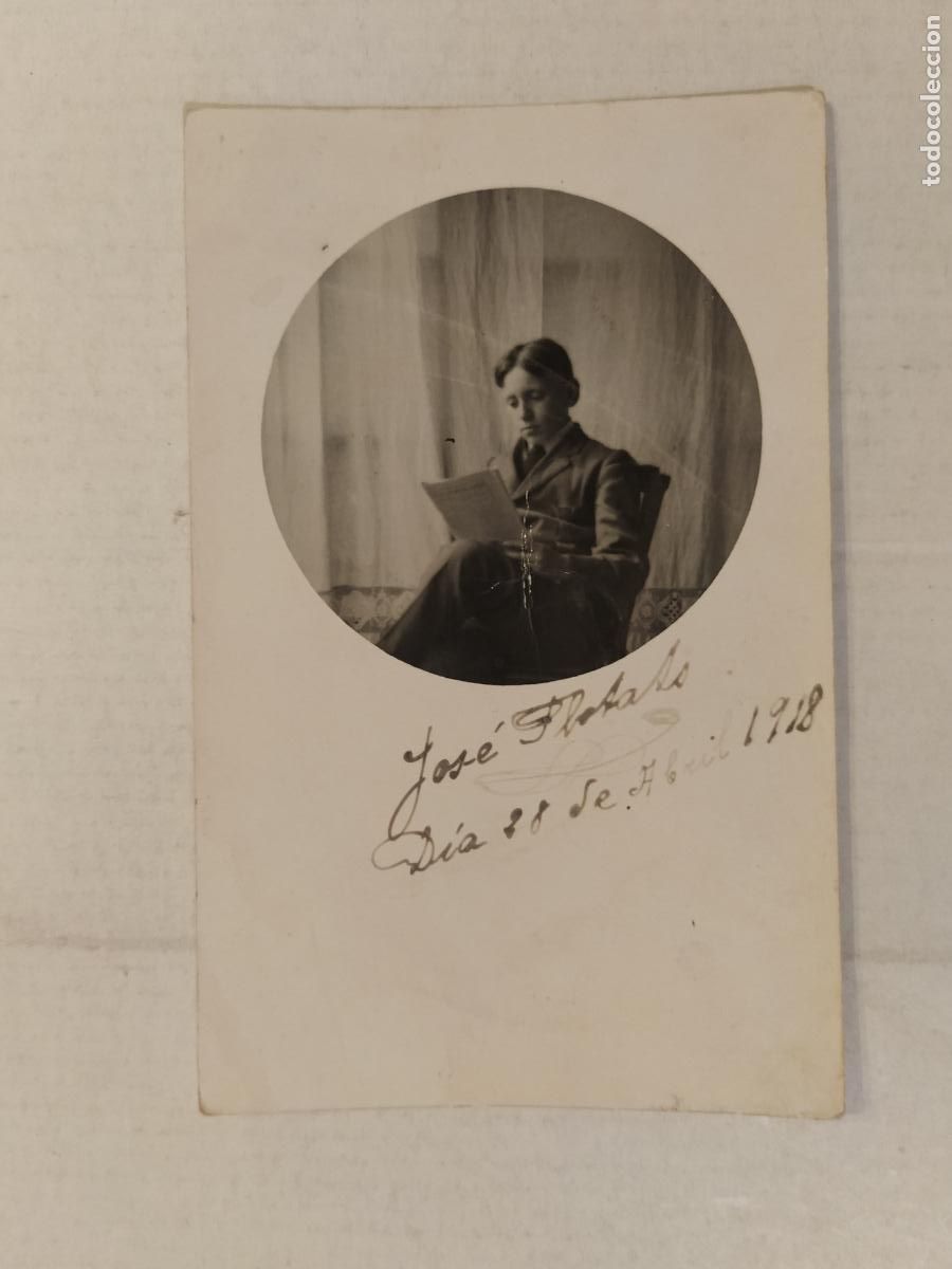 Fotograf&iacute;a antigua: JOSE FLOTATS - A&Ntilde;O 1918 - FOTOGRAFIA ANTIGUA - (116.261)